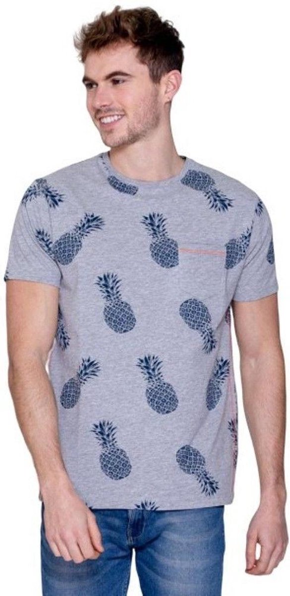 MZ72 - Heren T-Shirt - Torsade - Grijs