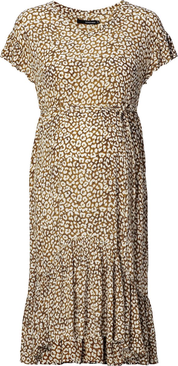 Supermom Jurk Leopard Zwangerschap Maat S