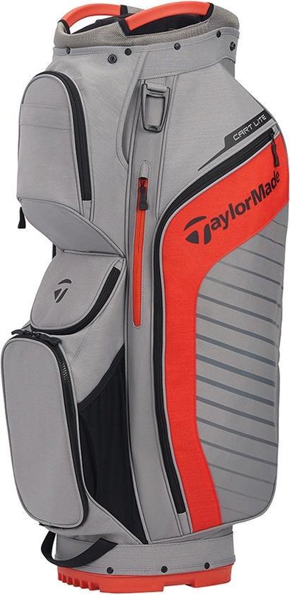 TaylorMade Cart Lite Cartbag 2020 - Grijs Oranje