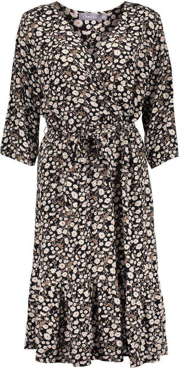 Geisha Jurk Cross & Bow Belt S