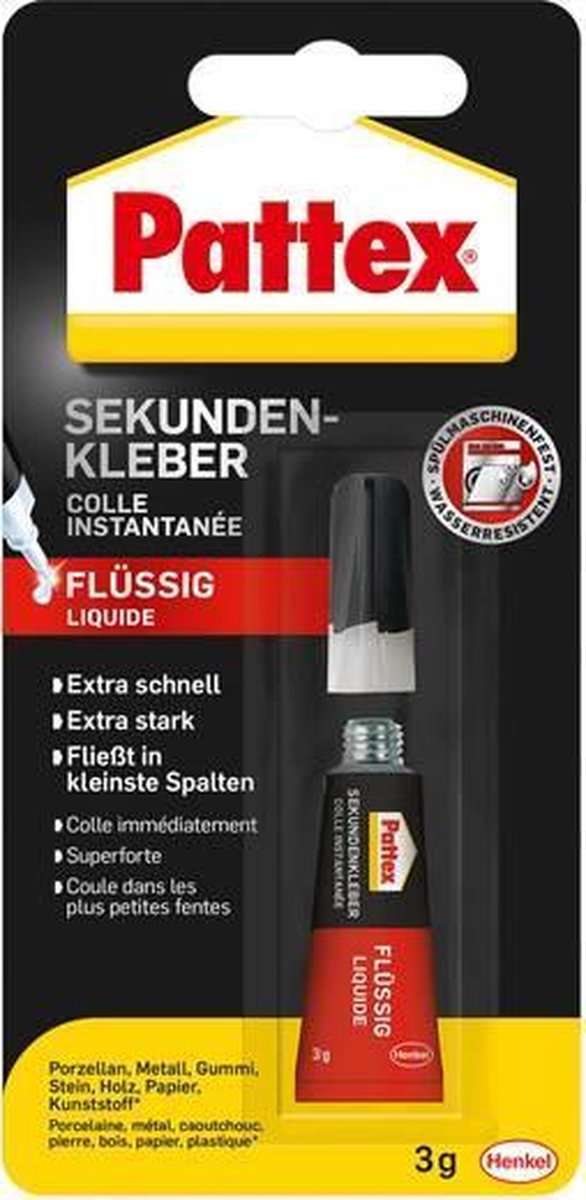 Pattex vloeibare secondelijm