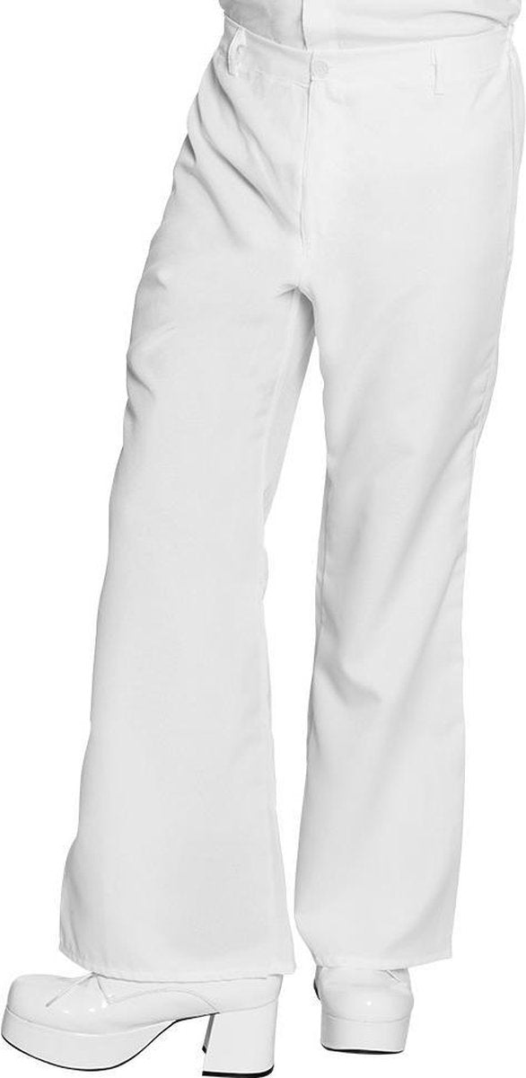 Witte broek voor heren - Verkleedkleding - Maat One size