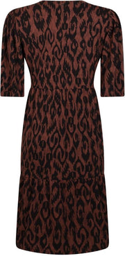 Tramontana Dress Wrap Ikat Print - XS
