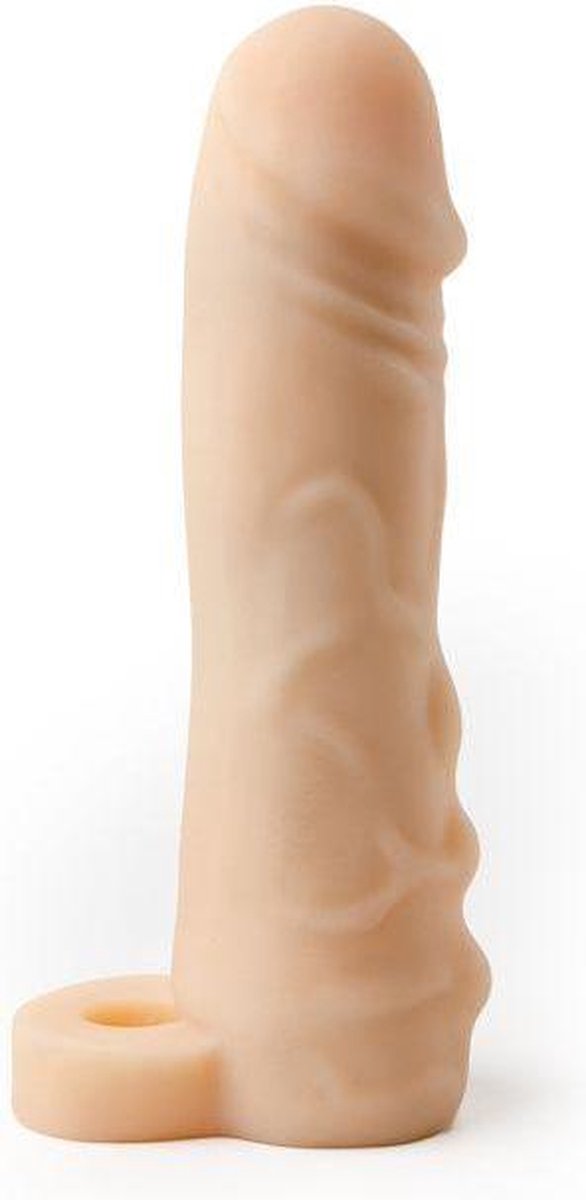 Penis sleeve die echt aanvoelt - 16.4cm - blank
