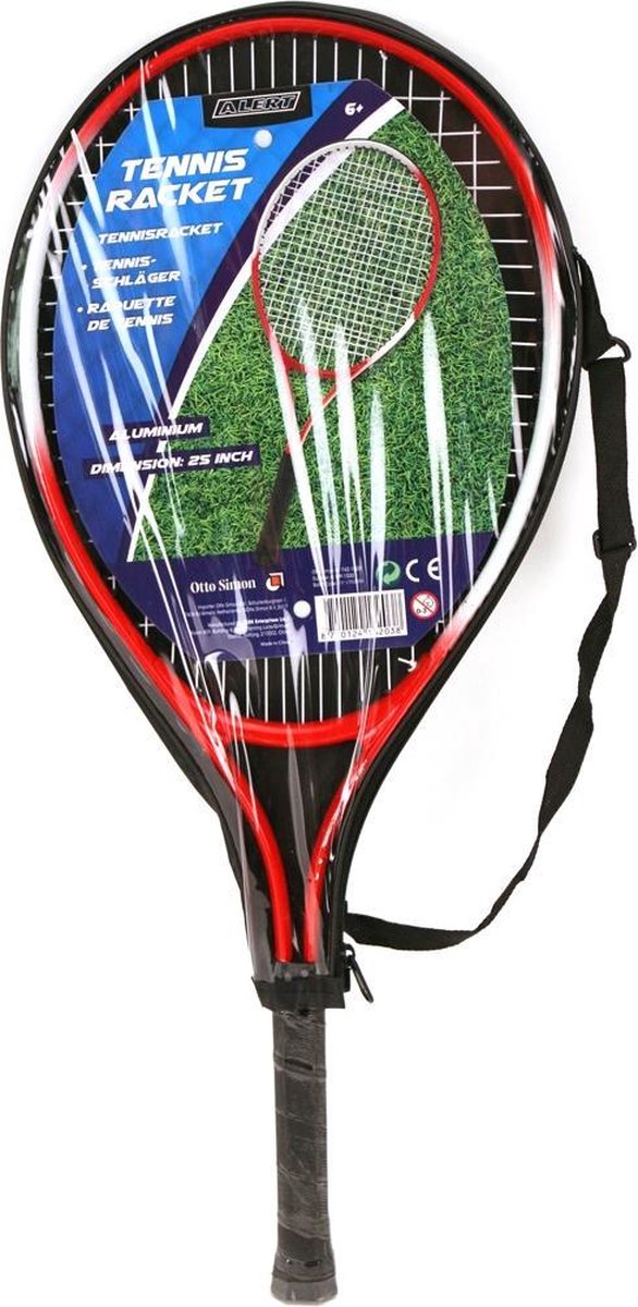 Alert 25 Tennisracket Incl Tas - Rood/Wit - L0