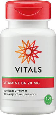 Vitals Vitamine B6 20 mg Voedingssupplementen - 100 vegicaps