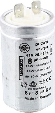 Condensator 8UF 8 uf 450v aanloopcondensator droger wasdroger Aeg Electrolux