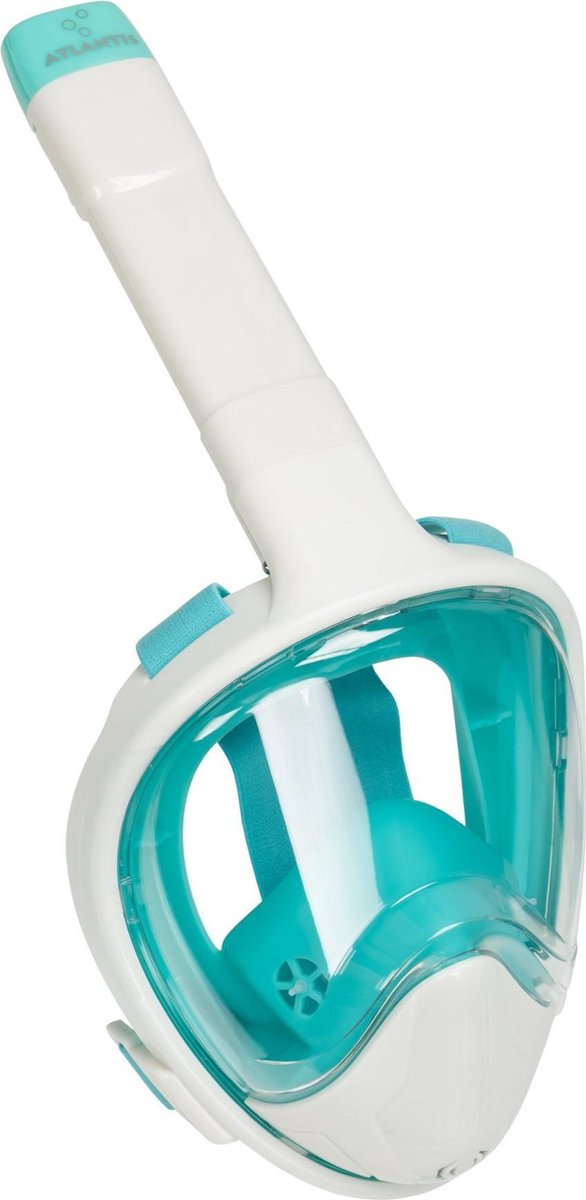 Atlantis 3.0 Full Face Mask - Snorkelmasker - Volwassenen - Wit/Turquoise - S/M