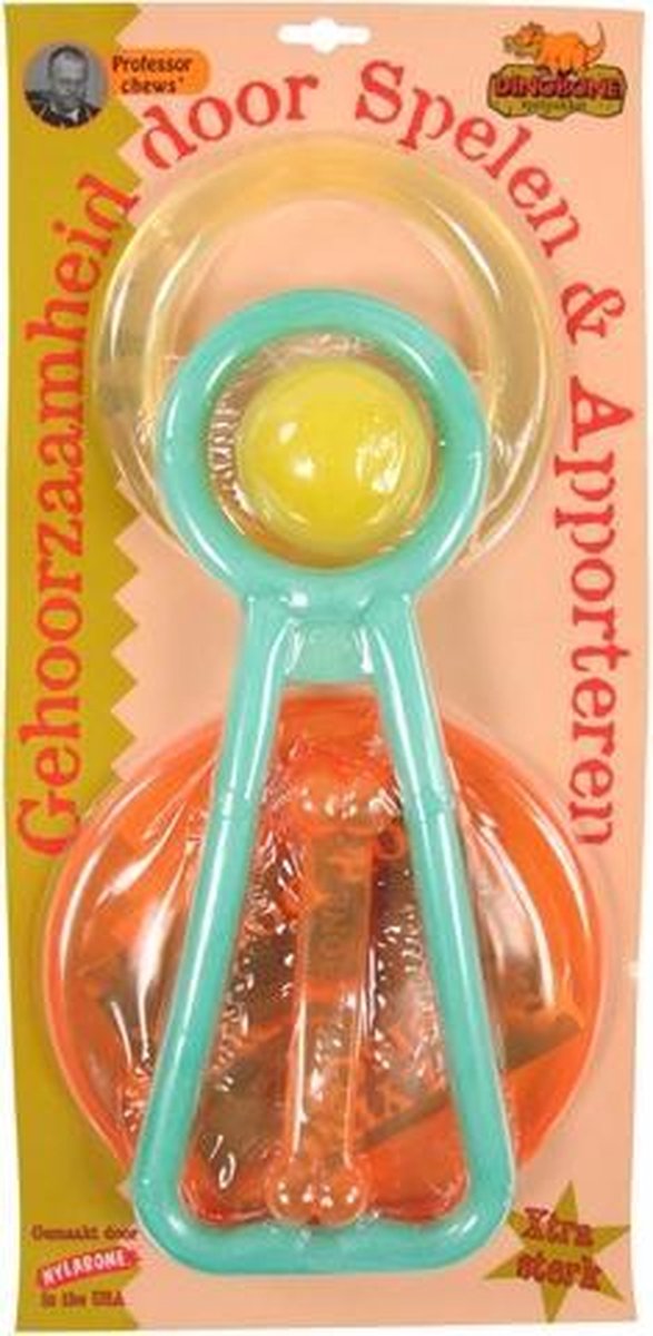 Nylabone Puppy Speelset Met Bal Frisbee Ring En Tugtoy - Hondenspeelgoed