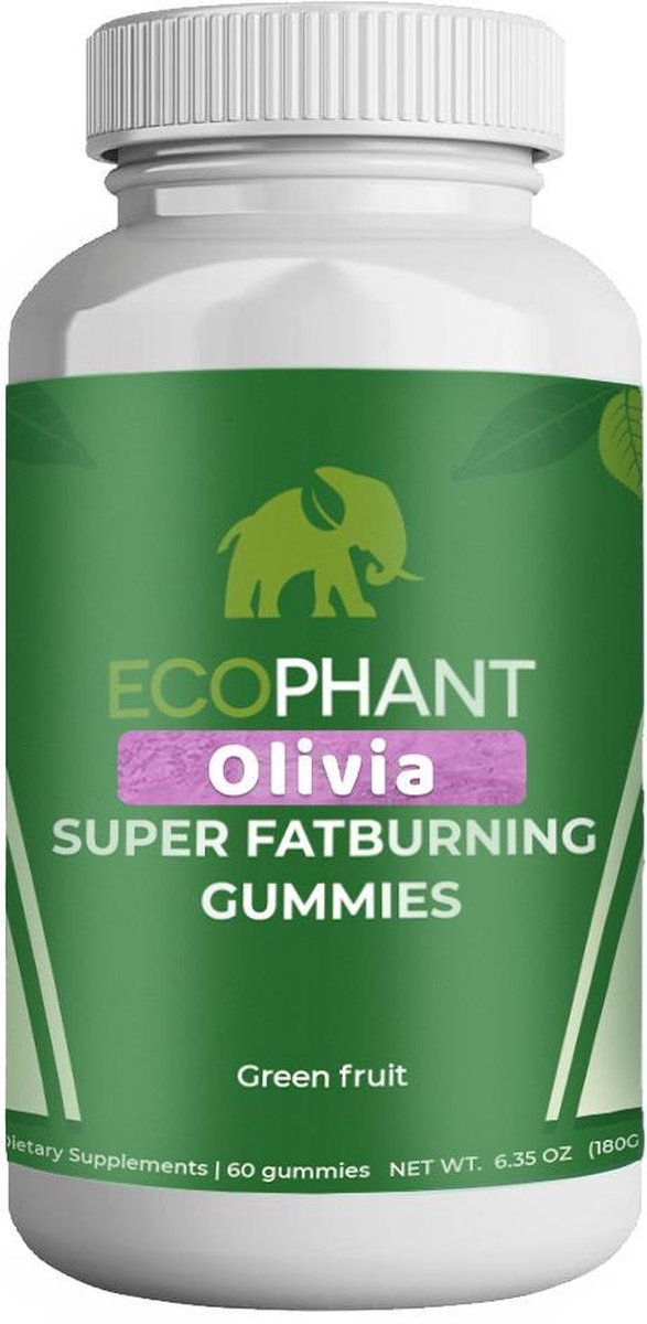 Ecophant Fatburner Gummies Morning Boost Green Fruit