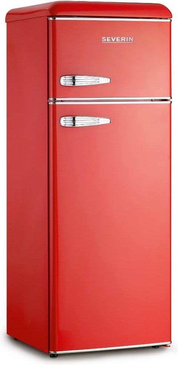 Severin KS 9955 - Koel- en vriescombinatie - Rood