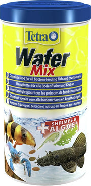 Visvoer van Tetra -  Wafer Mix Hoofdvoedermix voor bodembewoners - 1 Liter verpakking