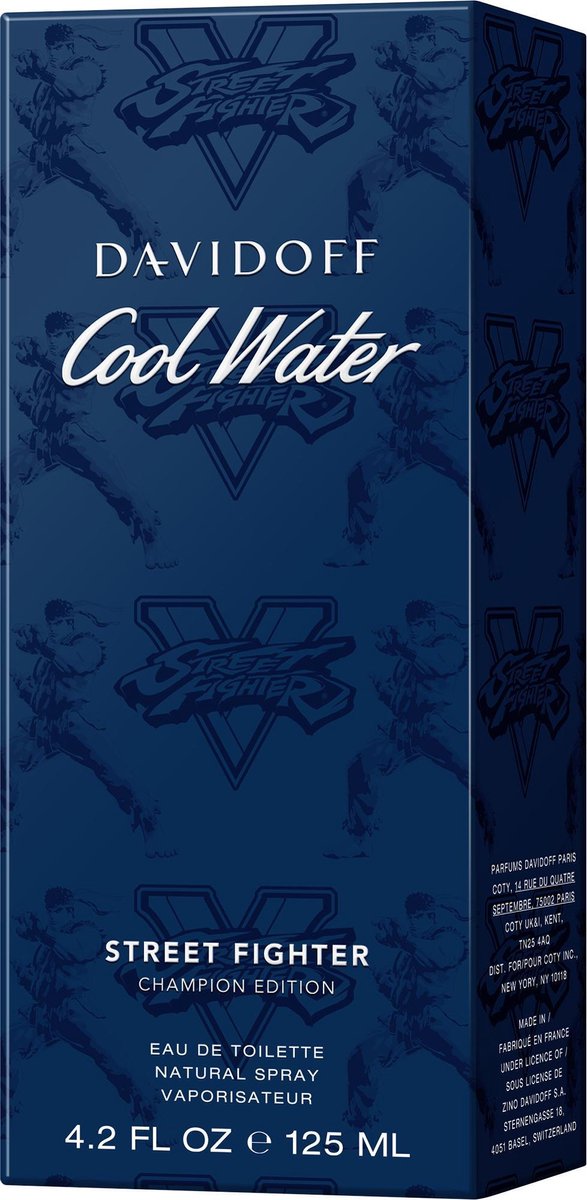 Davidoff Cool Water Man Champion Edition Streetfighter Mannen 125 ml