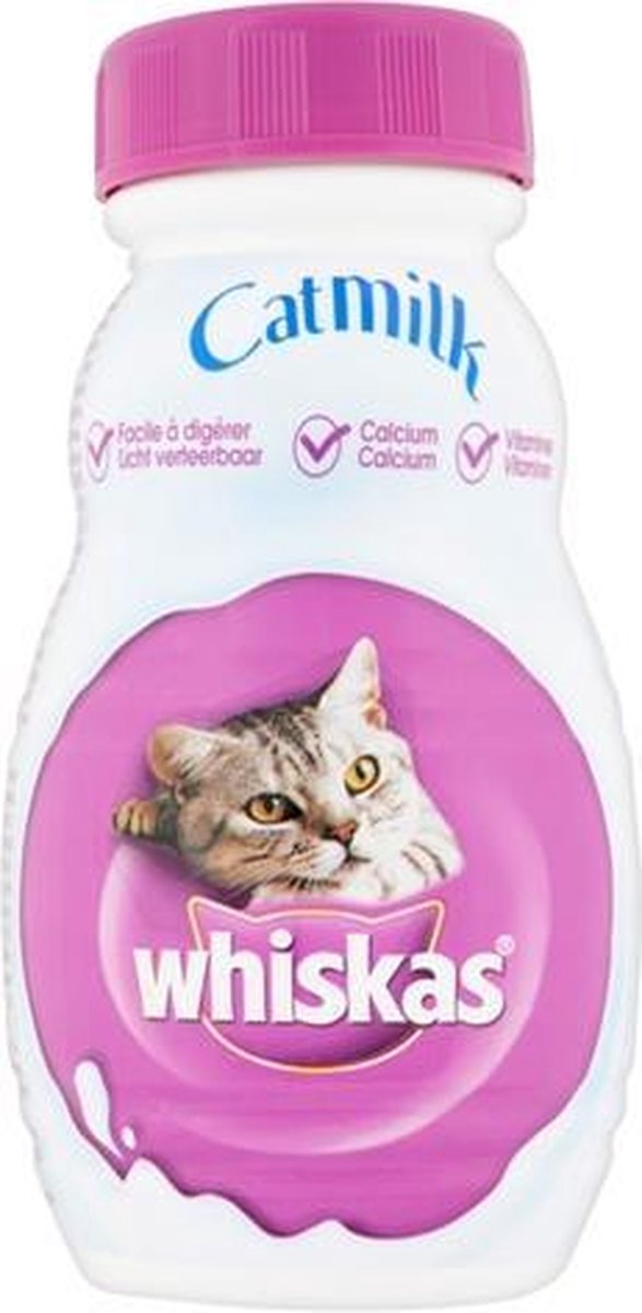 Whiskas catmilk flesje - 15x200 ml - 1 stuks
