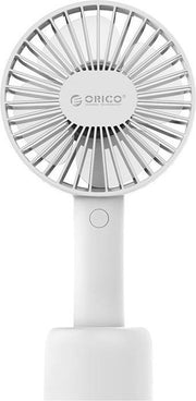Orico - Orico Oplaadbare bureau- en draagbare ventilator – 3 standen – opladen via USB – 3W – met houder – LED-indicator – Wit