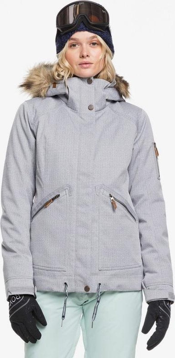 Roxy - Meade jk - Dames ski jas - Heather grey - Maat M