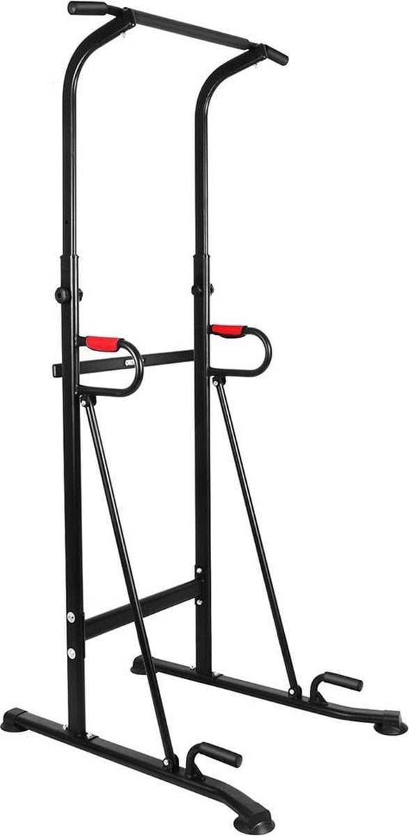Fitness station - Home Gym - Zonder gewichten - Pull Up Bar - Dip Bars - Dip Station - Push Up Grip - Verstelbaar