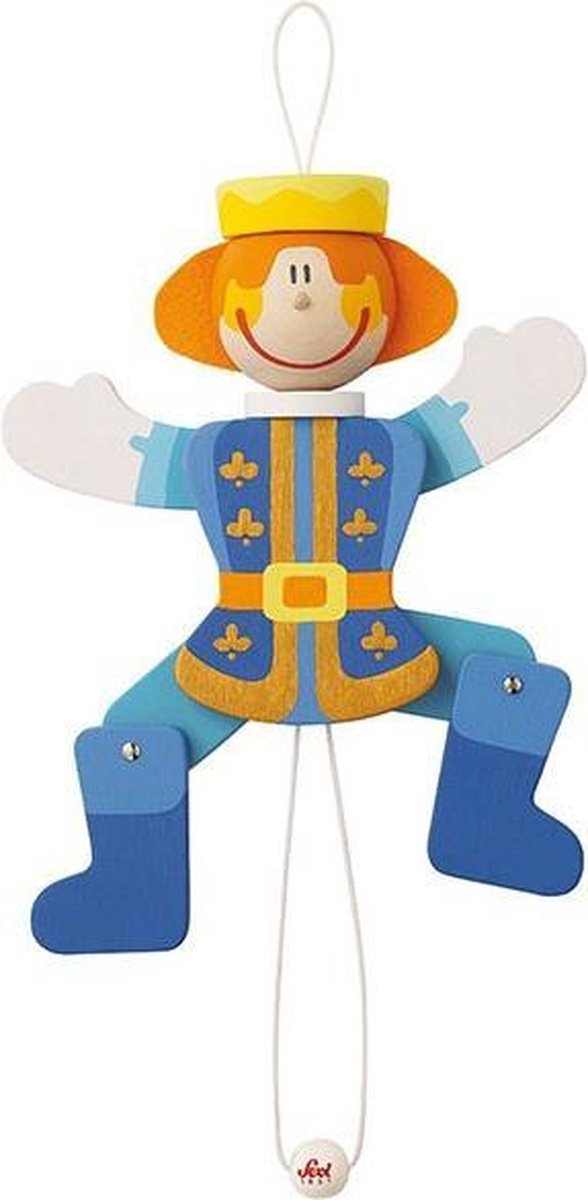 Sevi Trekpop Prins Blauw 22 Cm