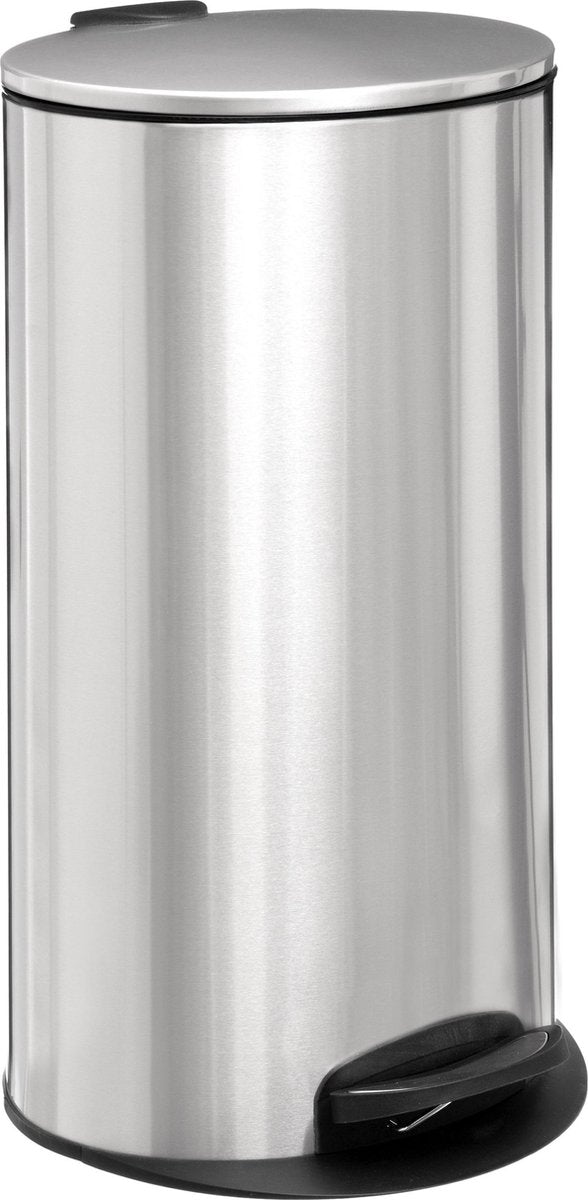 5Five Pedaalemmer 30L Ovaal - Inox  - Vuilbak