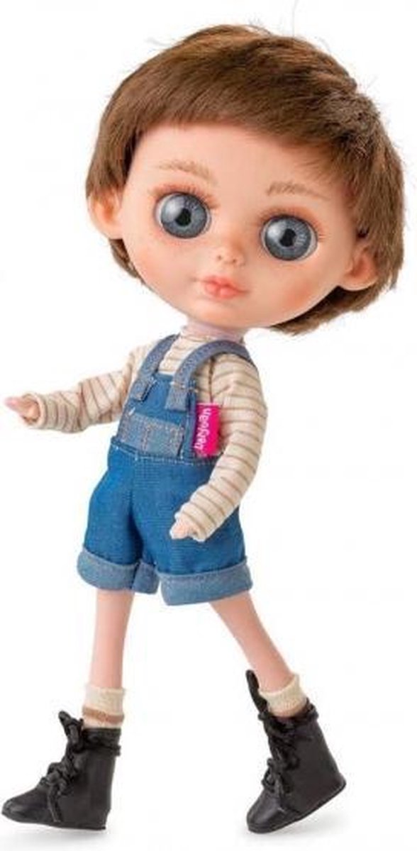 Berjuan Poppenjurk Meisjes 10 Cm Textiel Blauw