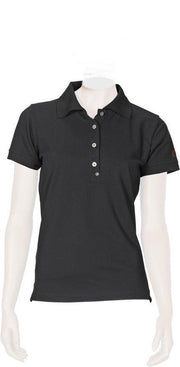T'RIFFIC SOLID dames Poloshirt korte mouw zwart size XL