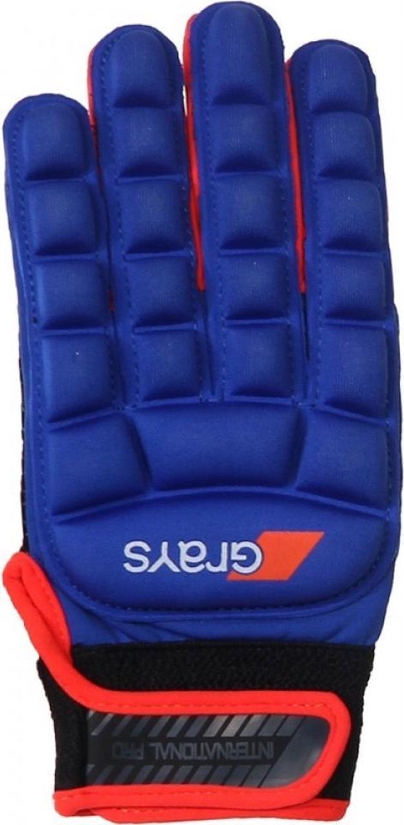 Hockeyhandschoen International Pro Navy Rood
