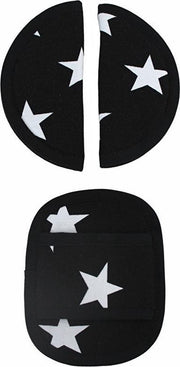 Wallabiezzz - Gordelhoesjes - Gordelbeschermers - Maxi Cosi - Zwart Sterren