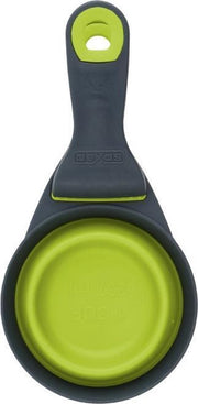 Popware Reisvoerbak Klipscoop 237 Ml Siliconen Groen/antraciet