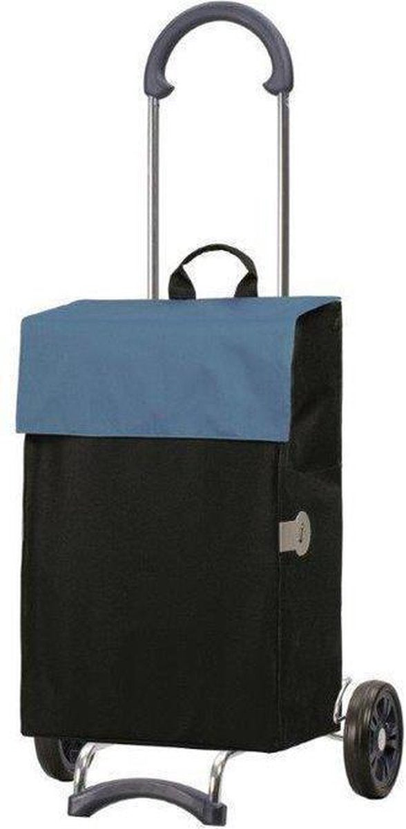 Smartshopper Hera boodschappenwagen zwart/blauw