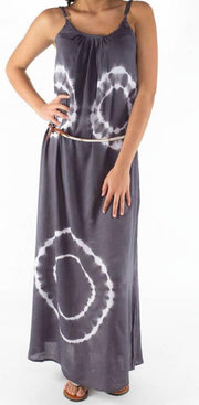 Maxi Dress Strandjurk Batik Gray Maat S/M
