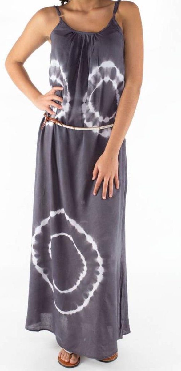 Maxi Dress Strandjurk Batik Gray Maat S/M