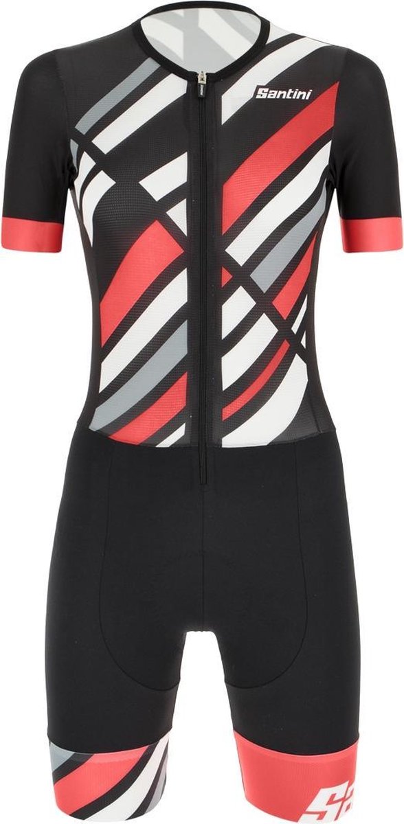 Santini Raggio Redux Short Sleeve Aero Trisuit - Img Long Distance P