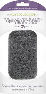 Konjac Loofah Bamboo Charcoal Medley Body Sponge