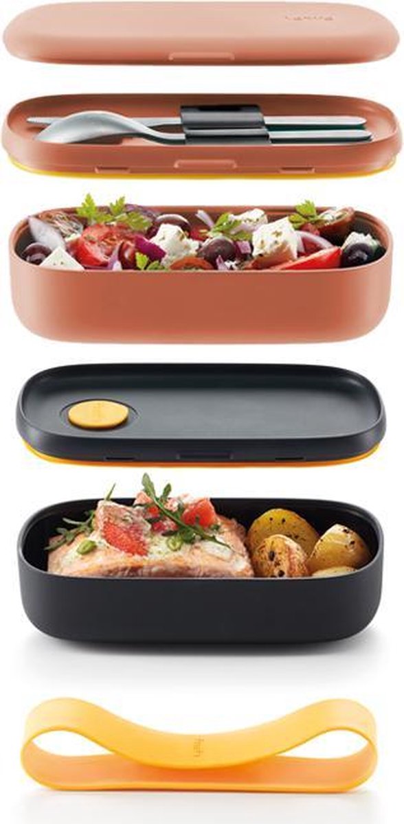 Lekue lunchbox 2 compartimenten