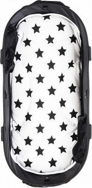 Airbuggy mat voor dome2 m ster zwart / wit 65x31 cm
