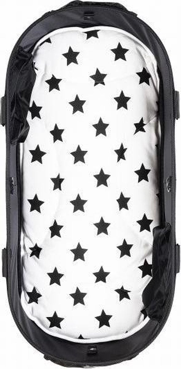 Airbuggy mat voor dome2 m ster zwart / wit 65x31 cm