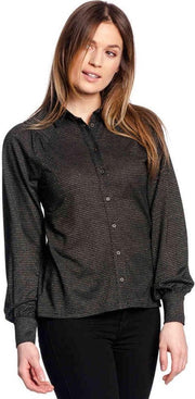 Vive Maria Blouse -L- Berlin Boheme Zwart/Goudkleurig