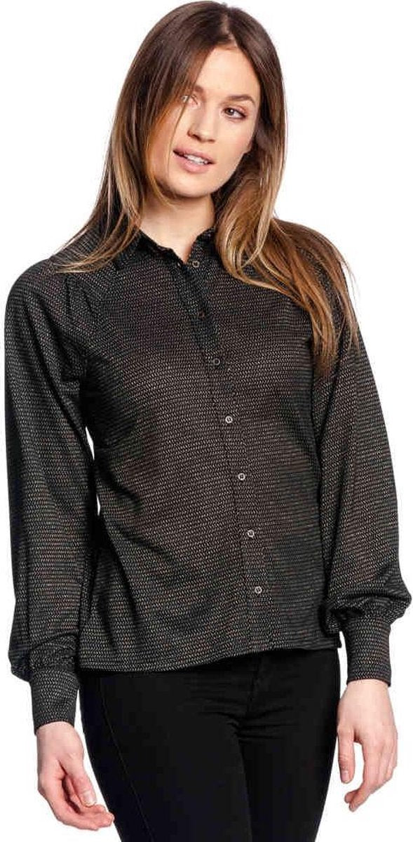 Vive Maria Blouse -L- Berlin Boheme Zwart/Goudkleurig