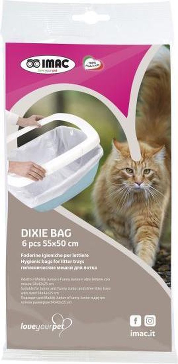 Imac kattenbakzak dixie voor kattenbak 54x42x25 cm 55x50 cm