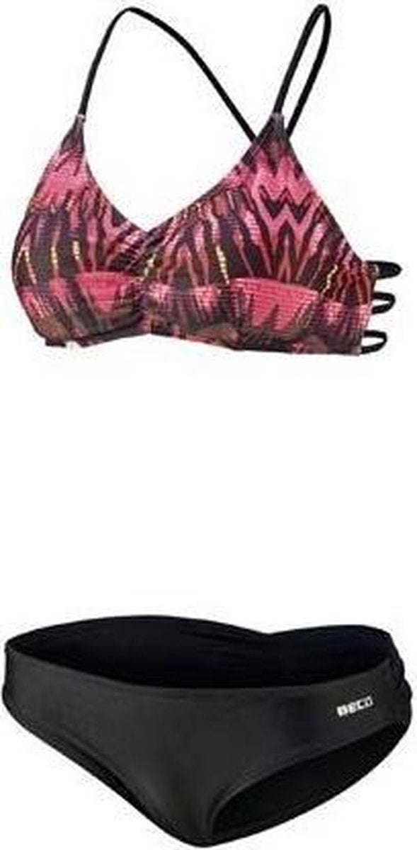 Beco Bikiniset Beactive Dames B/c-cup Zwart/roze Mt 38