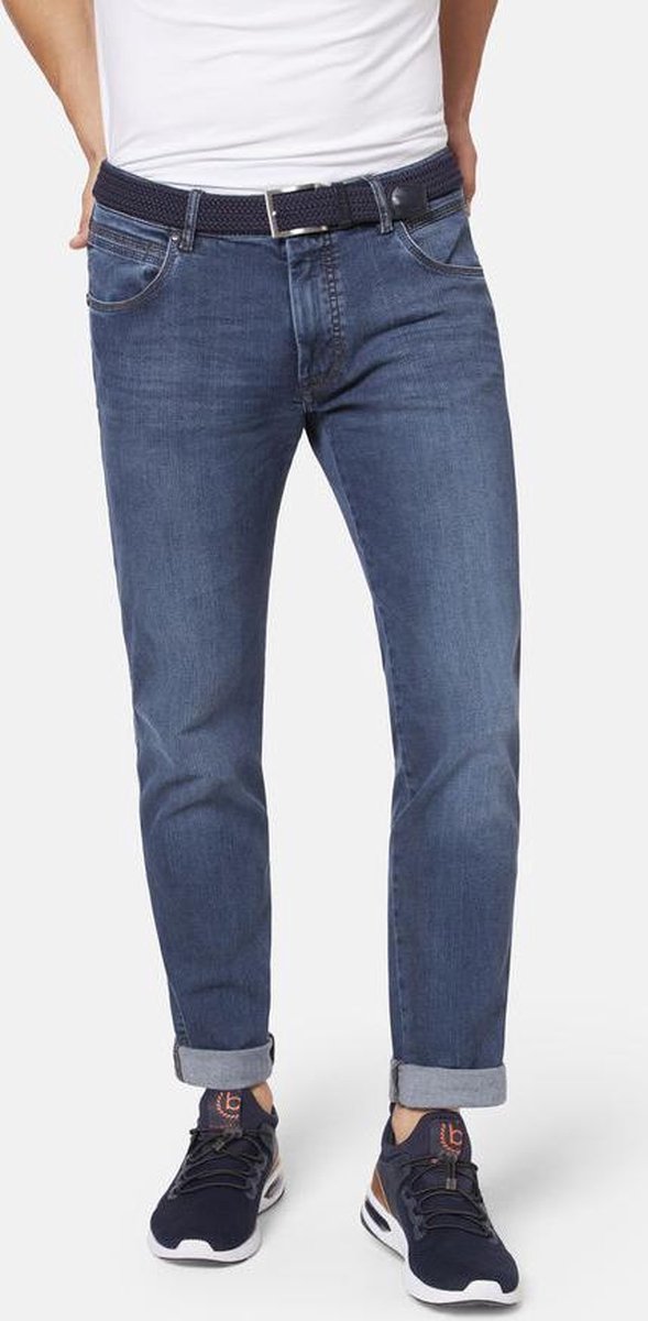Bugatti Jeans Flexcity Tapered midden blauw maat 33/34