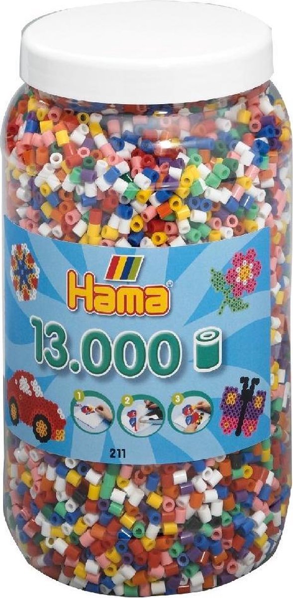 Hama 211-00 Tub 13000 Beads Mix 00