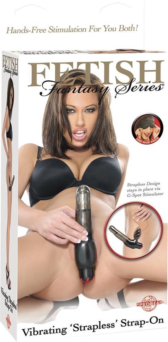 Vibrating Strapless Strap-On - Smoke - Silicone Vibrators - Strap On Vibrators