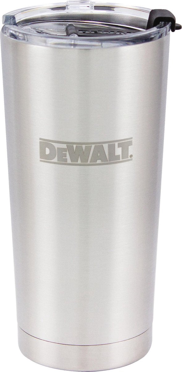 DeWALT Thermos beker - 600 ml - RVS/zilver - DXC20OZTSS