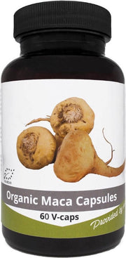 Maca (Gegelatineerd) Capsules 500mg - Biologisch gecertificeerd - Nutrikraft