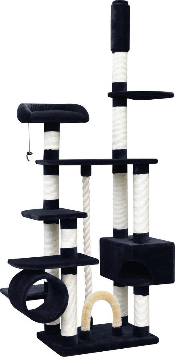 Ebi Comfort Kingdom Krabpaal - Zwart - 76 x 56 x 265 cm