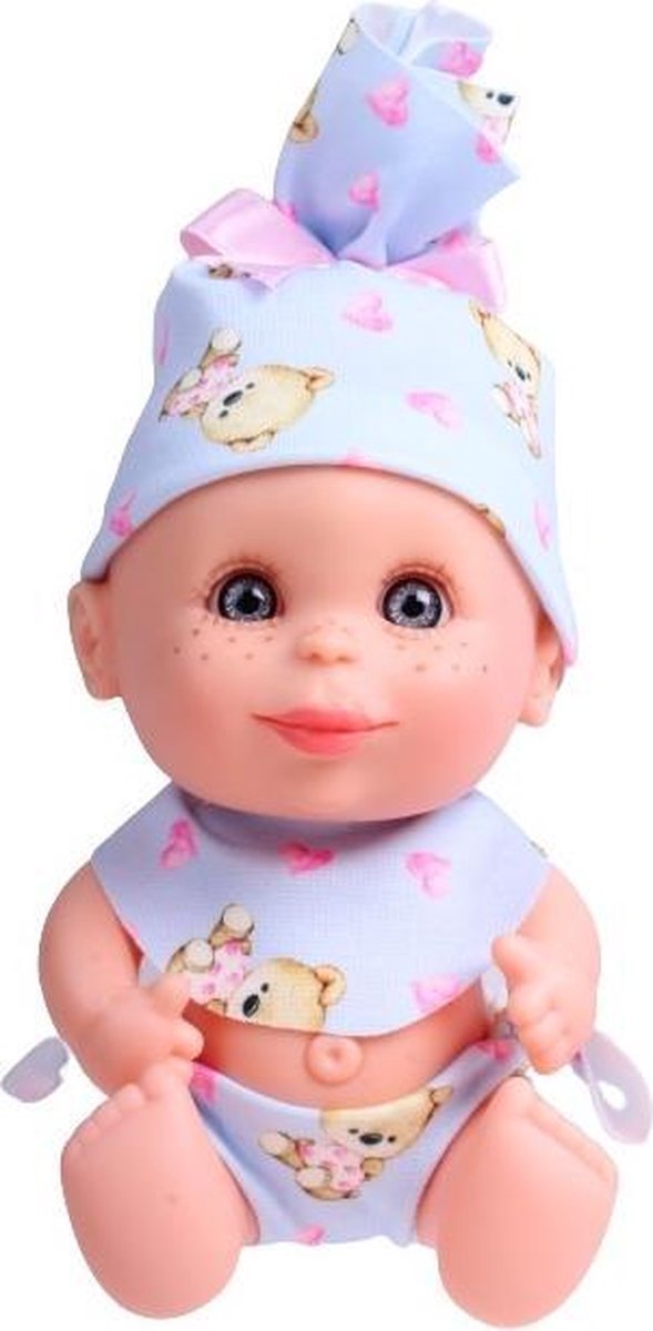 Berjuan Babypop Pecosetes Meisjes 20 Cm Vinyl/textiel Roze/wit