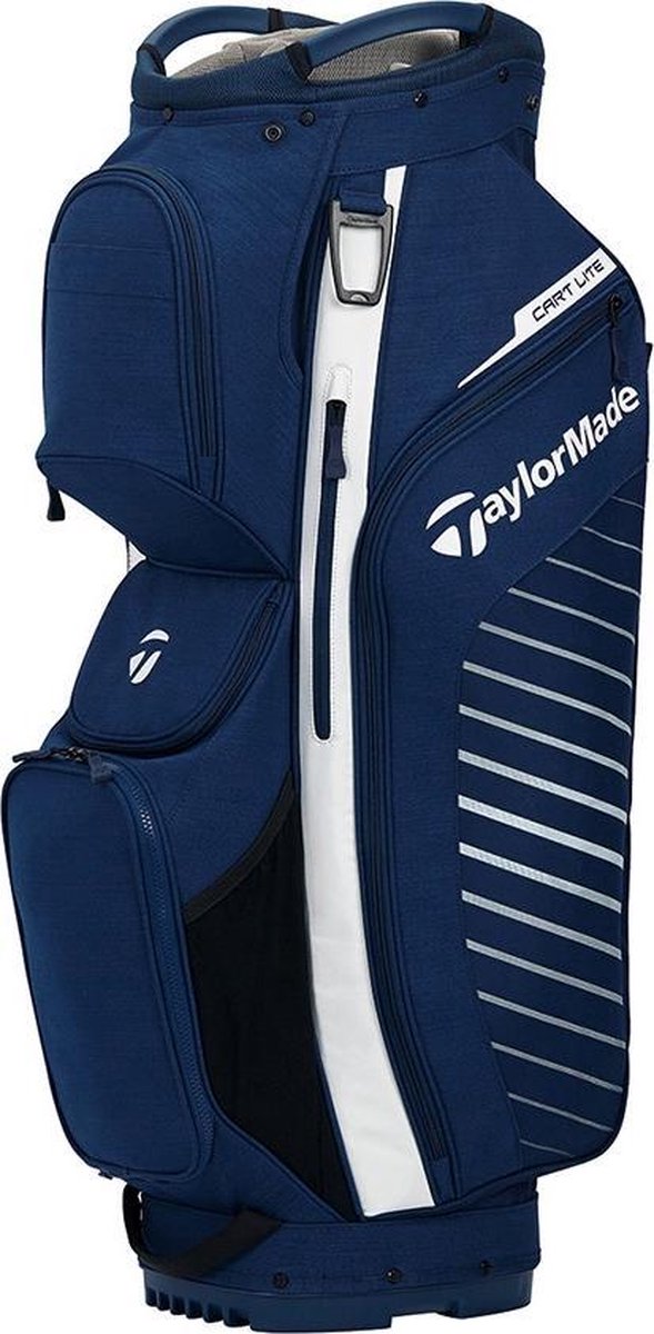 TaylorMade Cart Lite Cartbag 2021 - Navy Wit