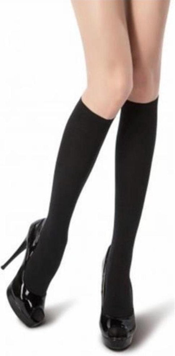 70 DENIER DAMES KNIEKOUSEN/PANTYKOUSJES/ZWART/ ONE SIZE