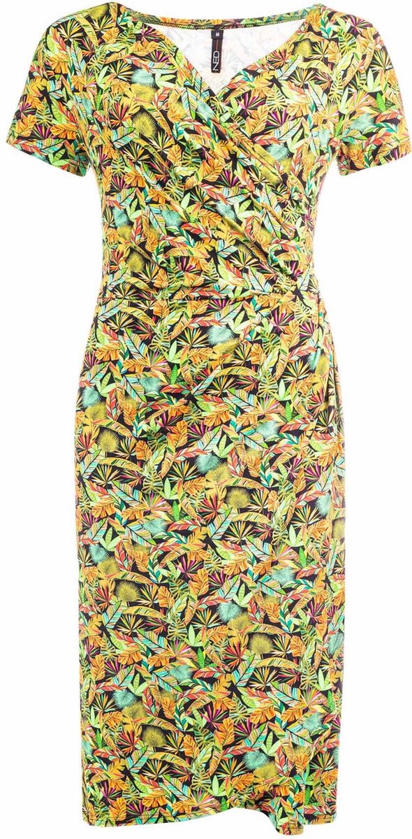 Janet Ss Long Green Feather Leaf Green 200